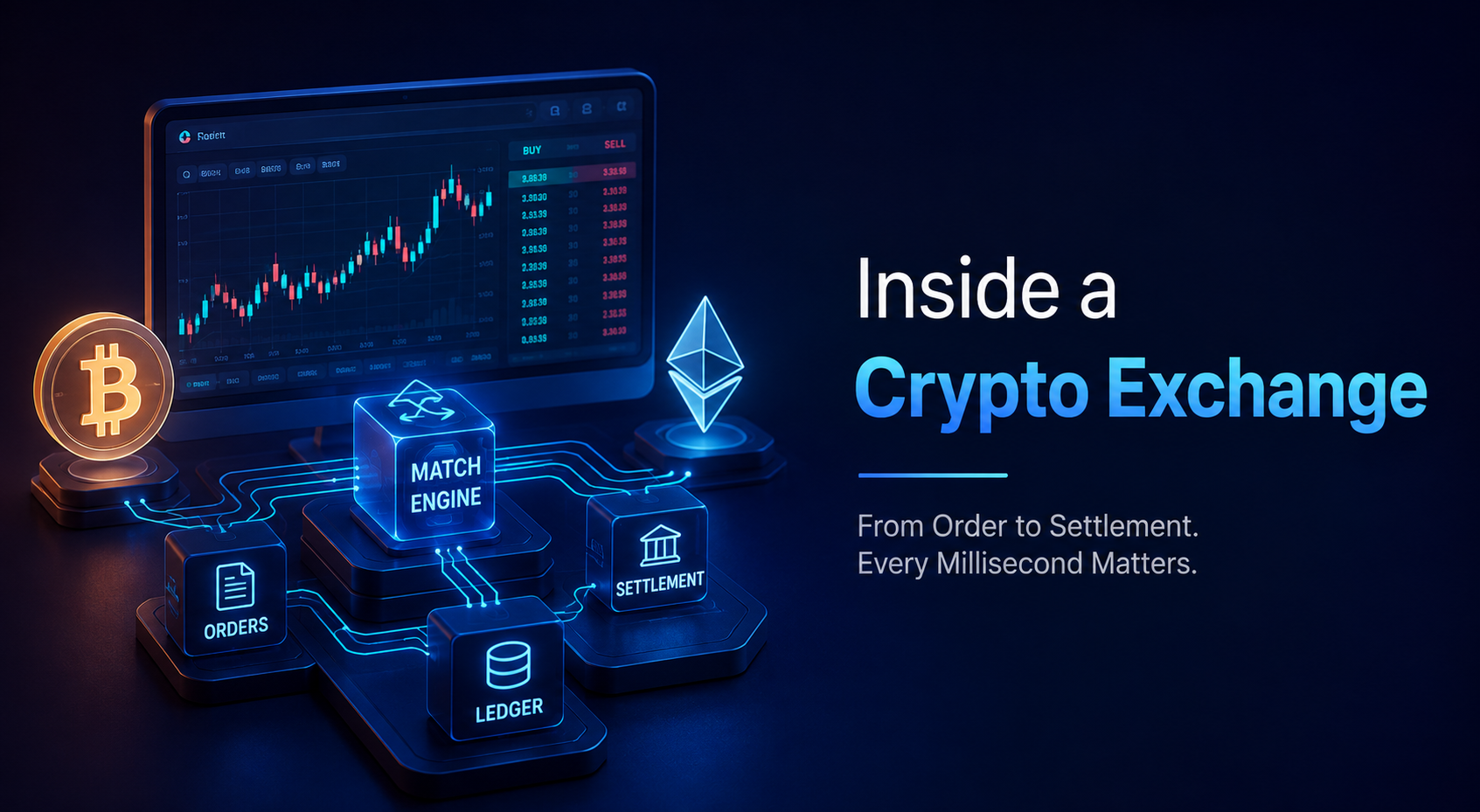 Inside a Crypto Exchange: End-to-End Trade Execution Flow