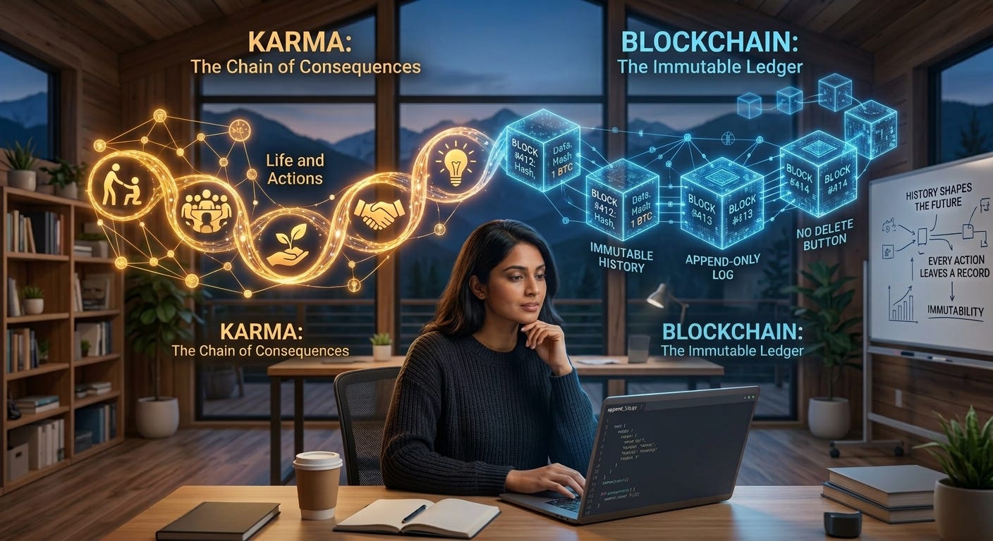 Is Karma similar to Blockchain?