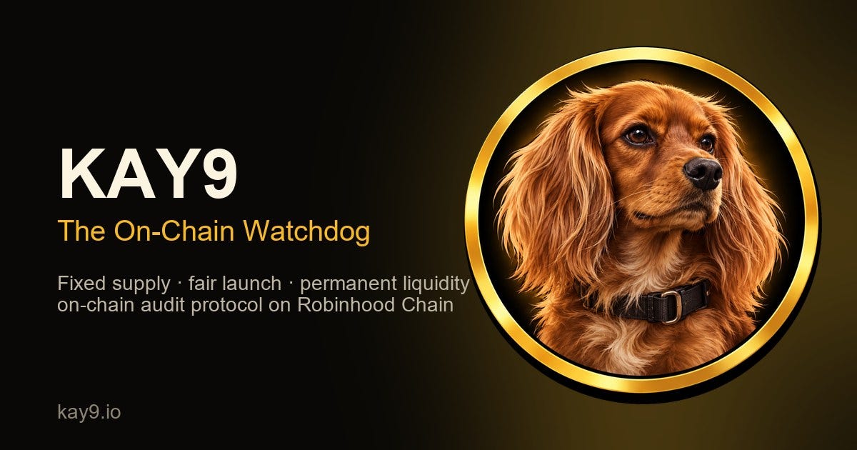KAY9: an on-chain watchdog for a chain that launches 50,000 tokens a day