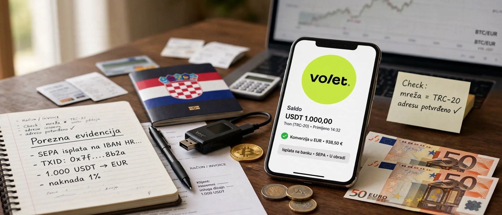 Kriptovalute u Hrvatskoj: kupnja, porez i isplata u eure