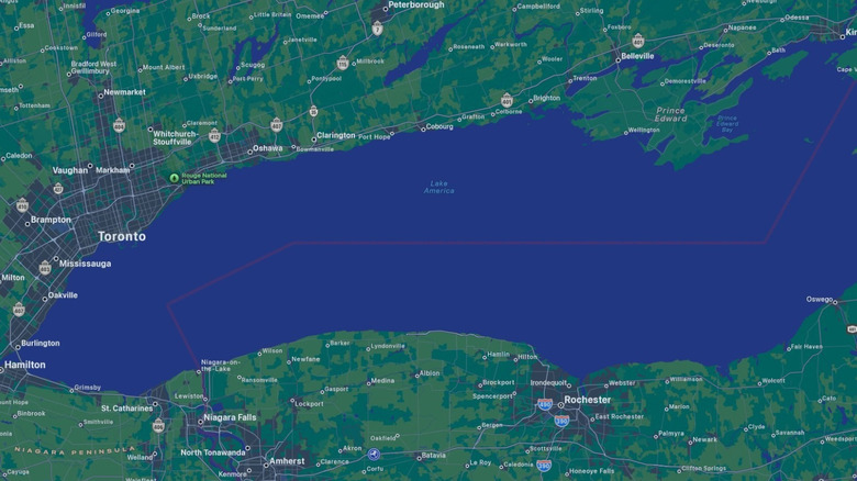 Lake Ontario is now ‘Lake America’ on Apple Maps