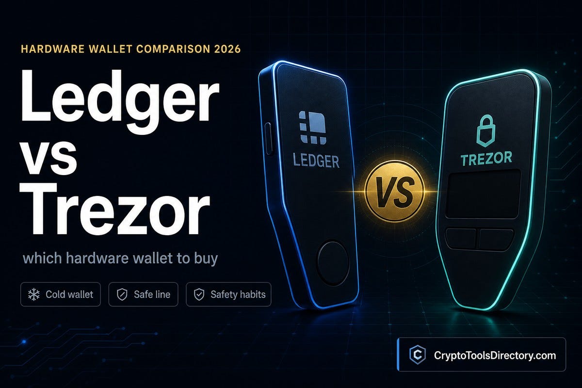Ledger vs Trezor (2026): which hardware wallet to buy