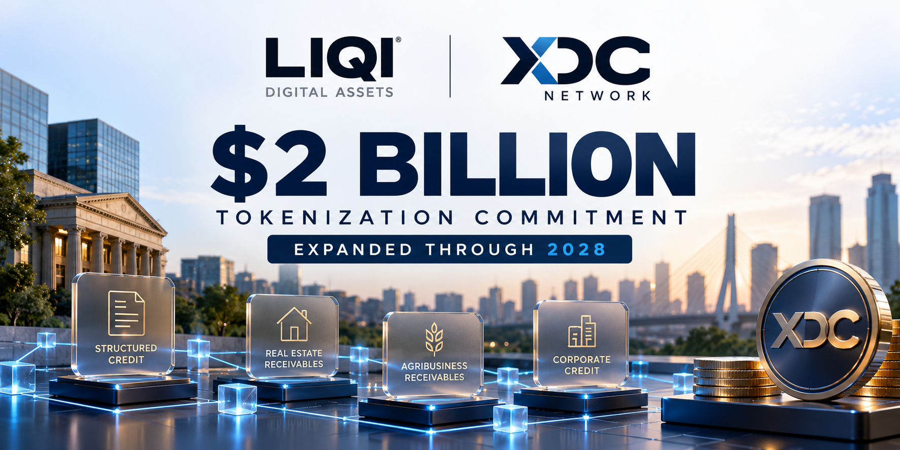 Liqi and XDC Network Expand Tokenization Commitment to $2 Billion