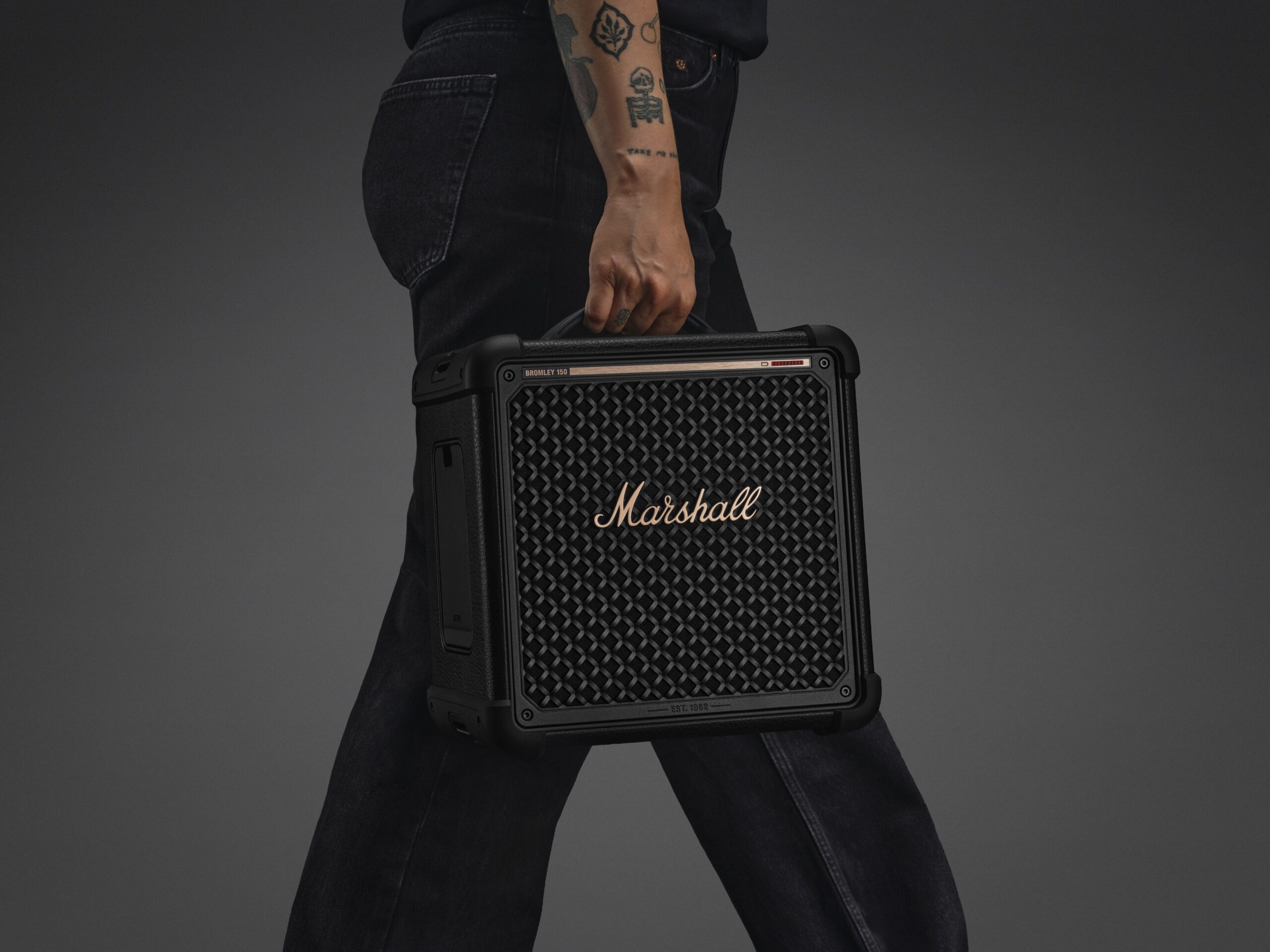 Marshalls new party speaker packs concert lights and karaoke inputs — where to order the Bromley 150