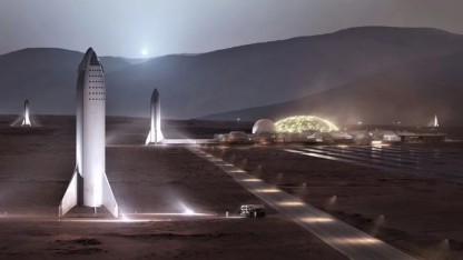 Methan aus CO2: So könnte Raketentreibstoff auf dem Mars entstehen