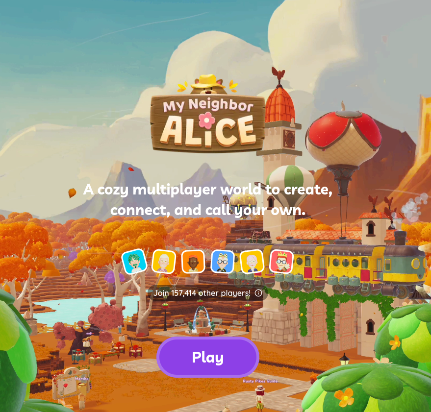 My Neighbor Alice: A Cozy Onchain World Where You Actually Own What You Build