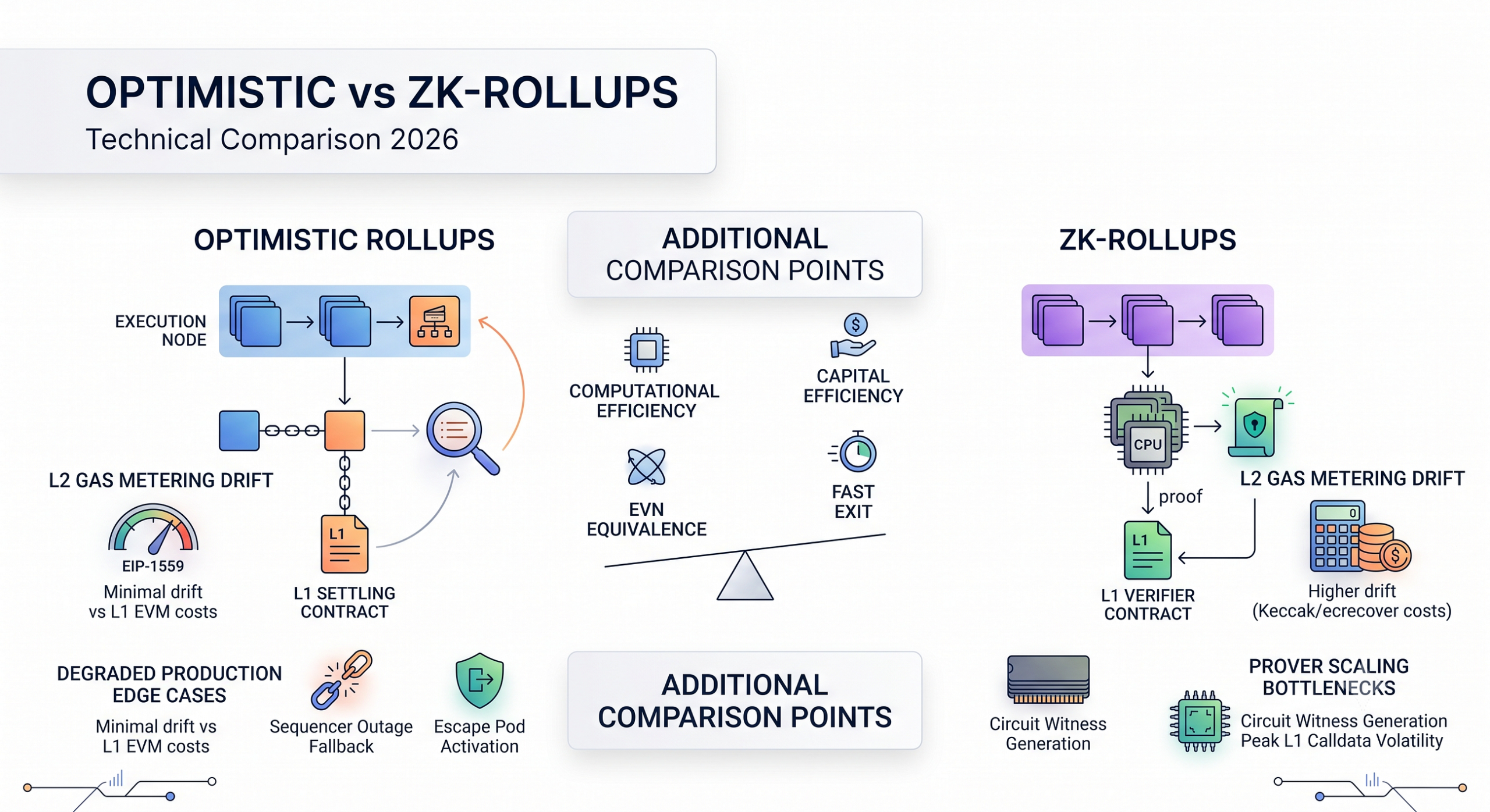 Optimistic Rollups vs ZK-Rollups: A Technical Comparison for 2026