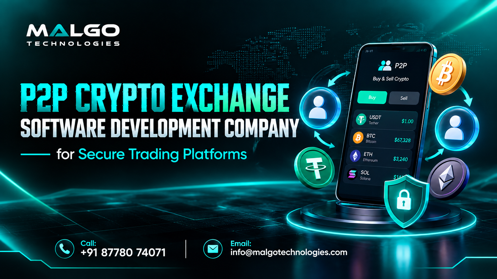 P2P Crypto Exchange Software Development Company for Secure Trading Platforms