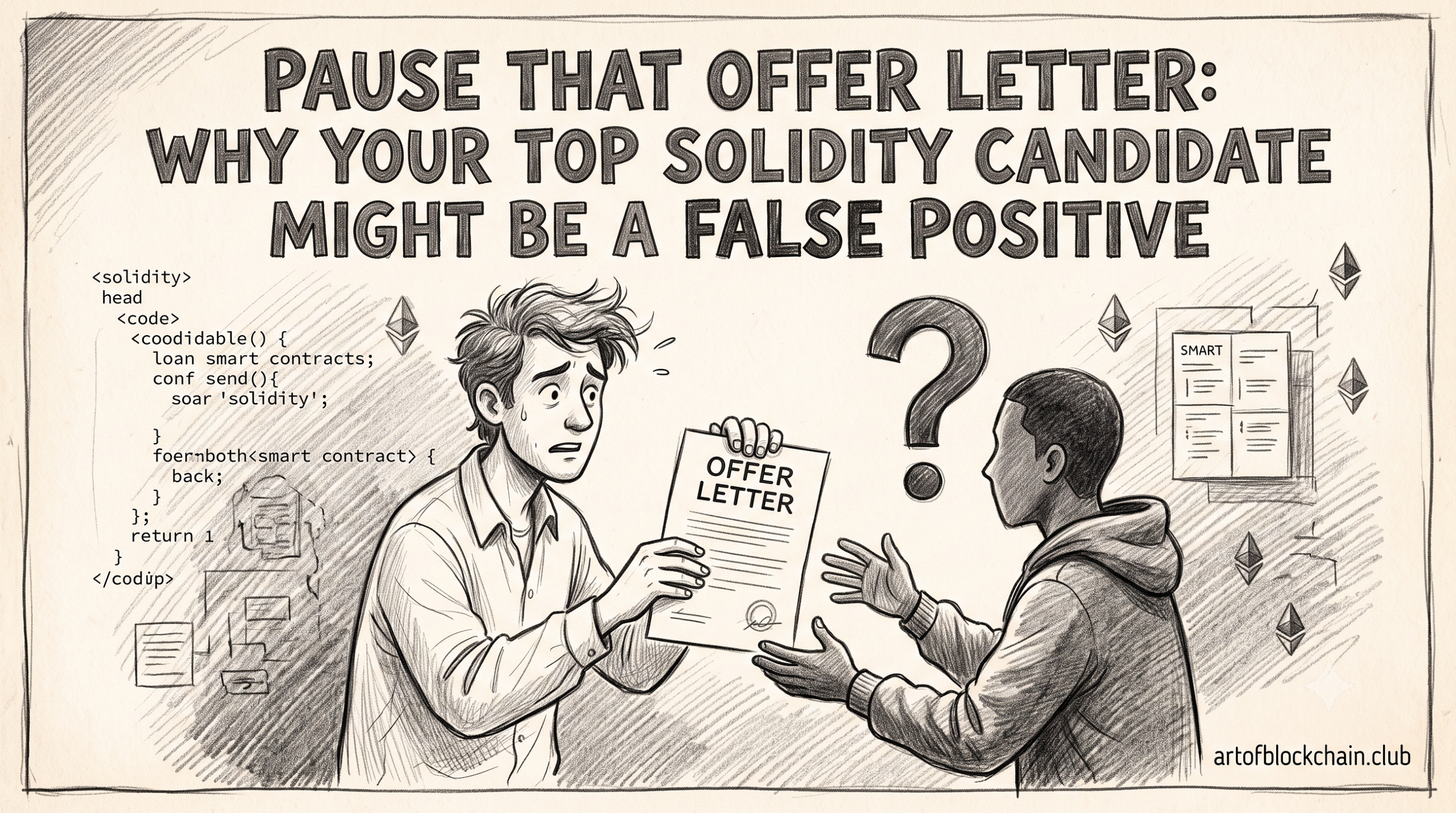 Pause That Offer Letter: Why Your Top Solidity Candidate Might Be a False Positive