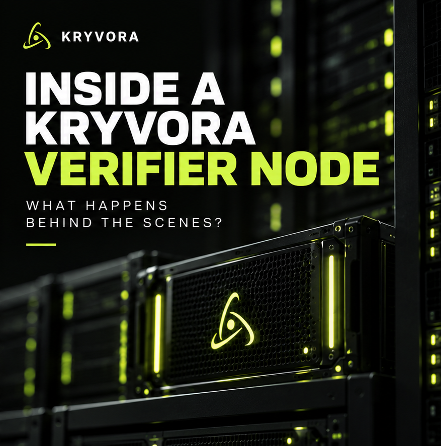Running a Kryvora Verifier Node: What’s Actually Happening Behind the Scenes?