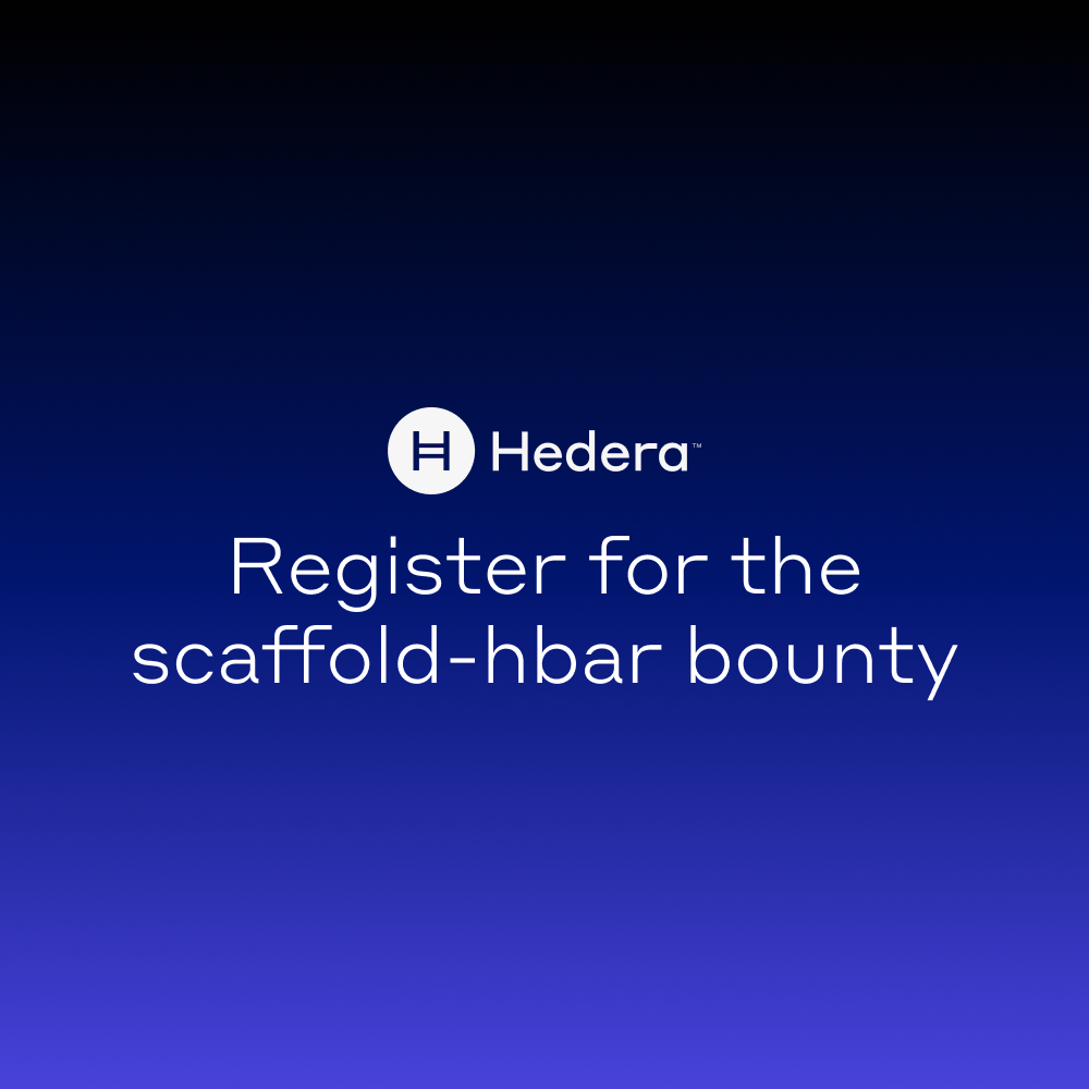 Scaffold-HBAR Template Bounty