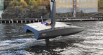 Schwedische Seedrohne kann über dem Wasser schweben