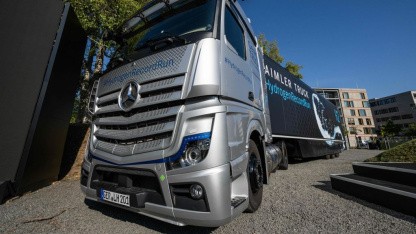 Schwerlastverkehr: Acht Konzerne planen europäisches Wasserstoffnetz