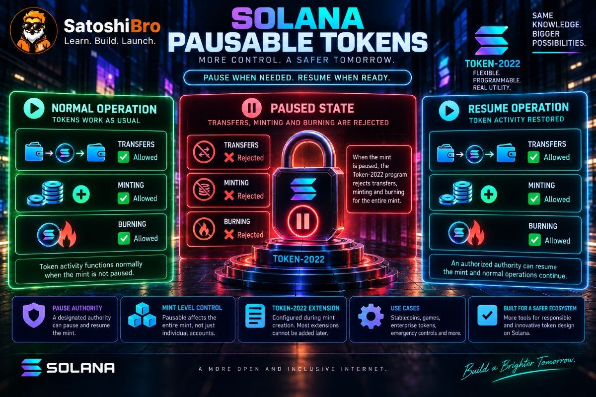 Solana Pausable Tokens Explained: A Beginner’s Guide