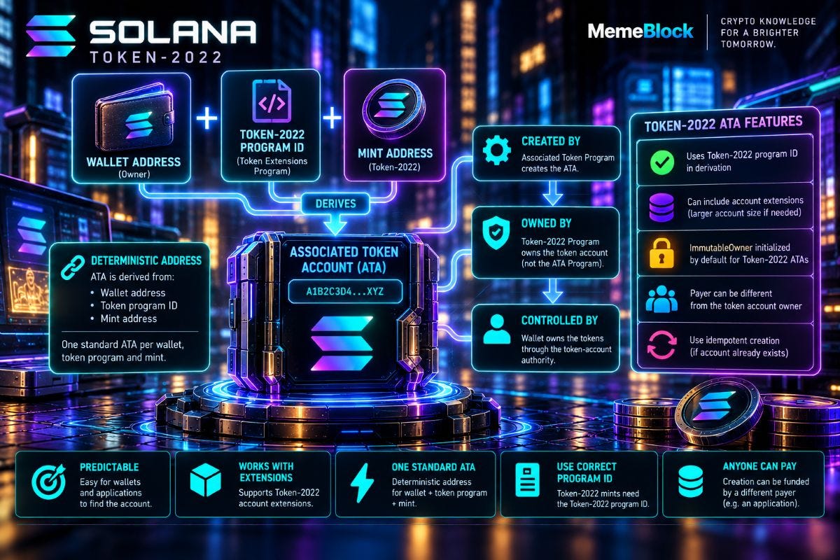 Solana Token-2022 Associated Token Accounts Explained: A Beginner’s Guide
