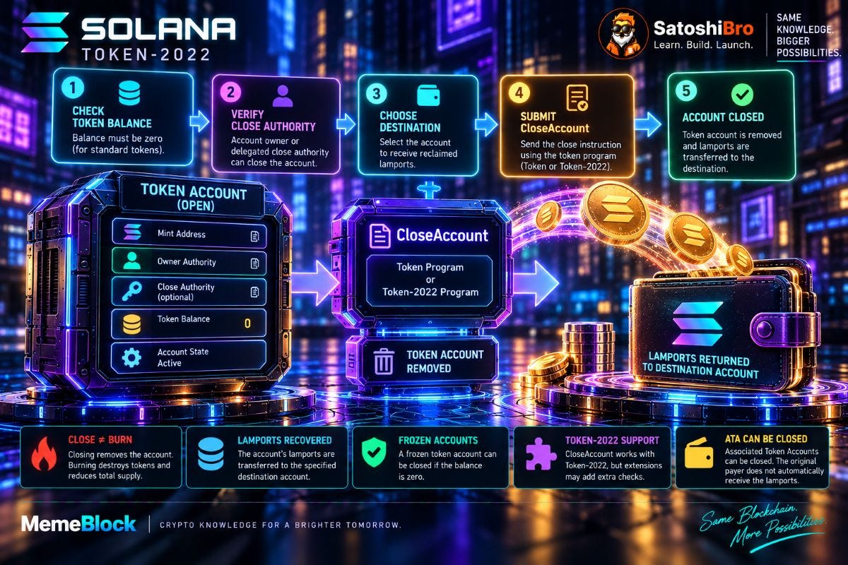 Solana Token Account Close Explained: A Beginner’s Guide