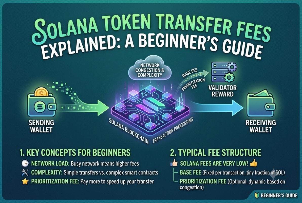 Solana Token Transfer Fees Explained: A Beginner’s Guide