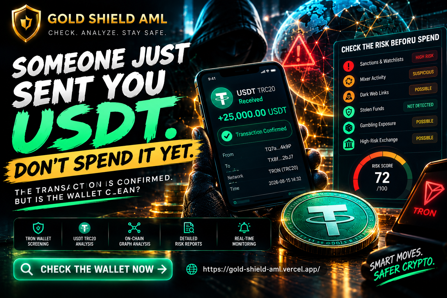 Someone Just Sent You USDT. Don’t Spend It Yet.