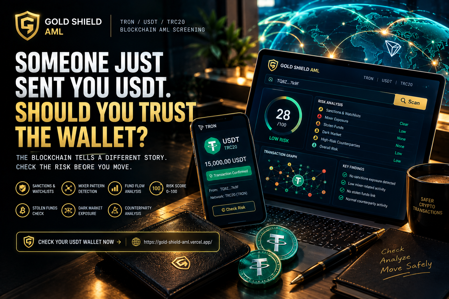 Someone Just Sent You USDT. Should You Trust the Wallet?