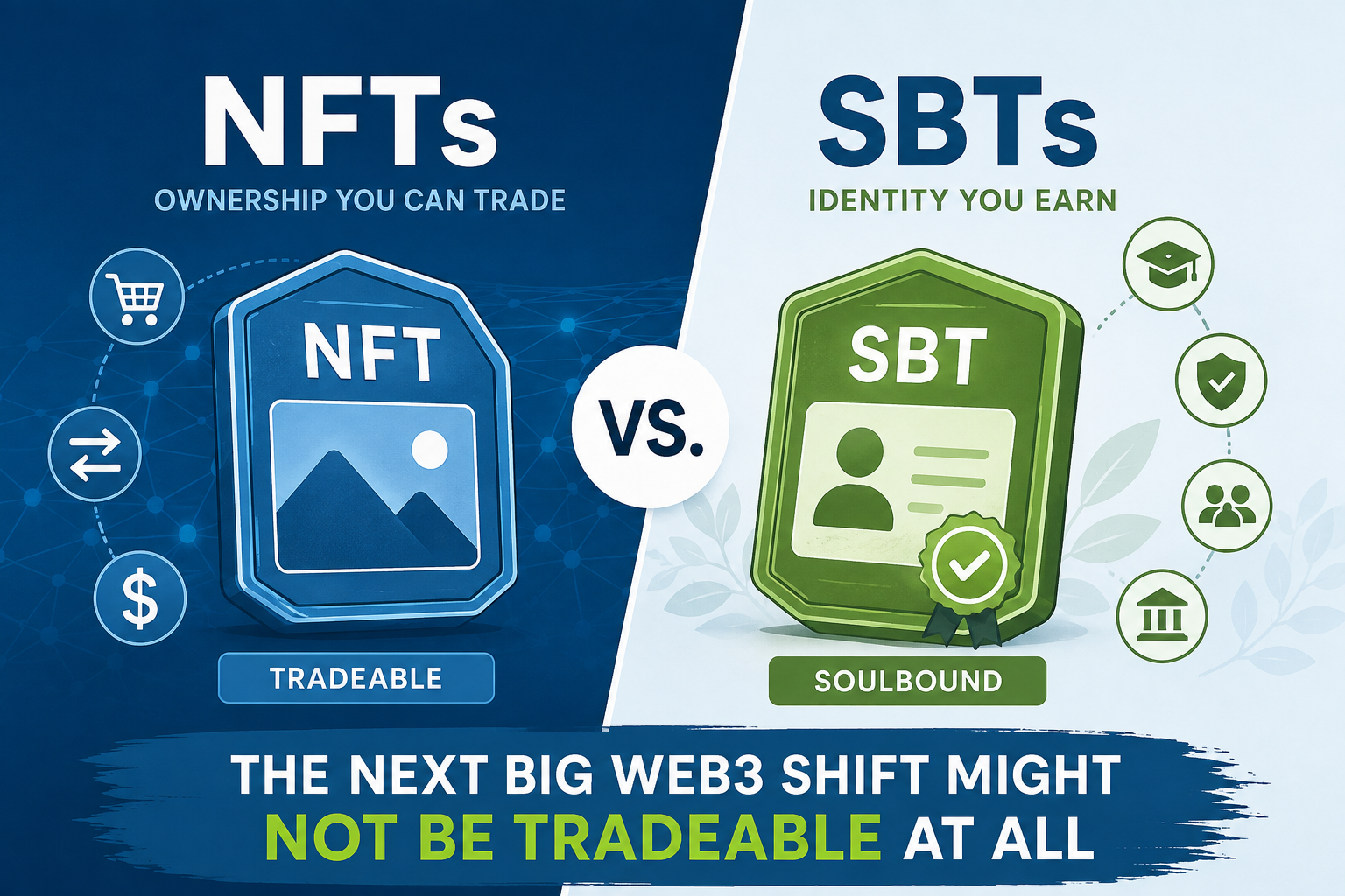 Soulbound Tokens vs. NFTs: The Next Big Web3 Shift Might Not Be Tradeable at All