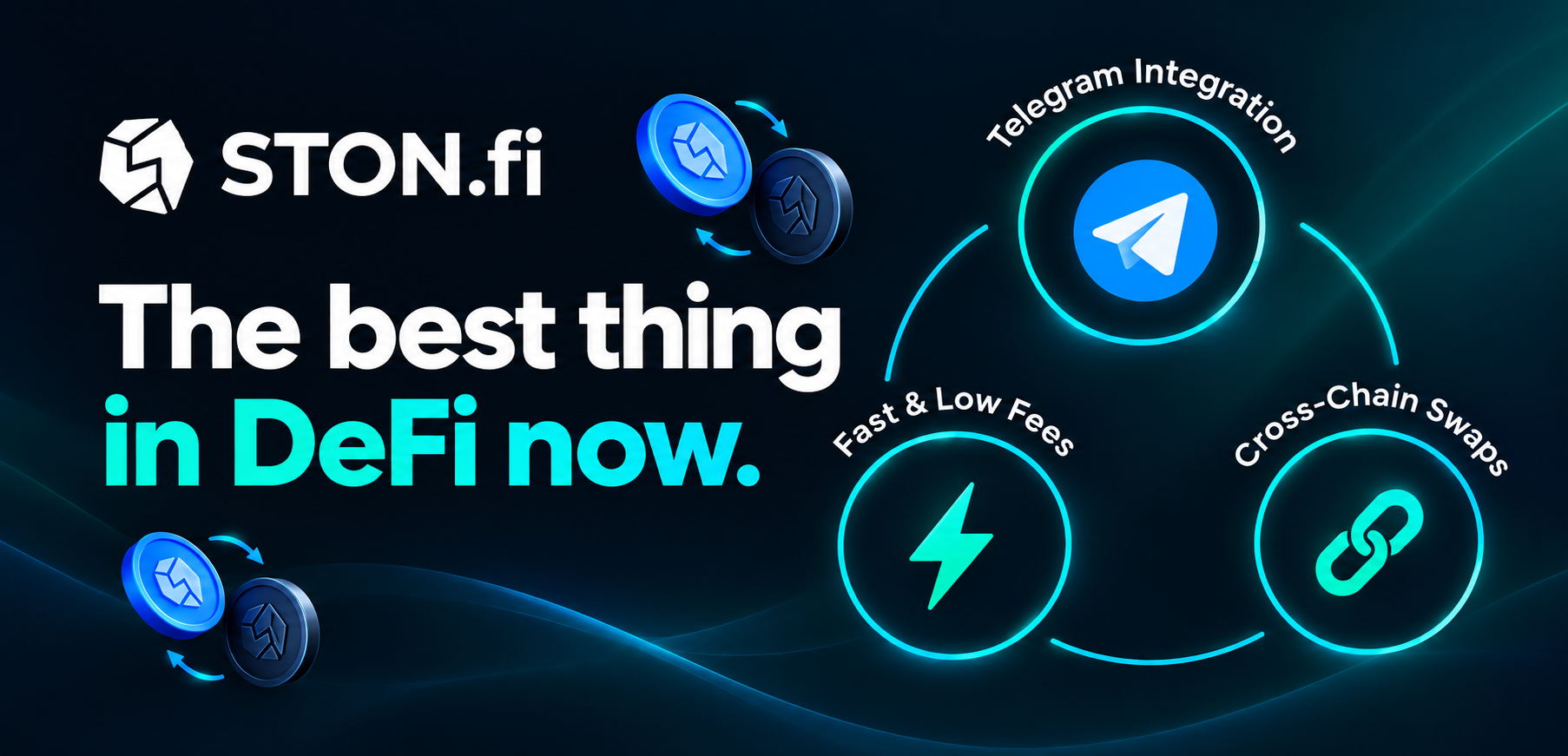 StonFi is currently the best thing happening in #DeFi now