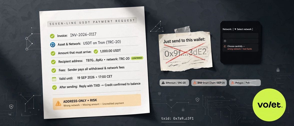 Stop Treating a USDT Wallet Address Like an Invoice