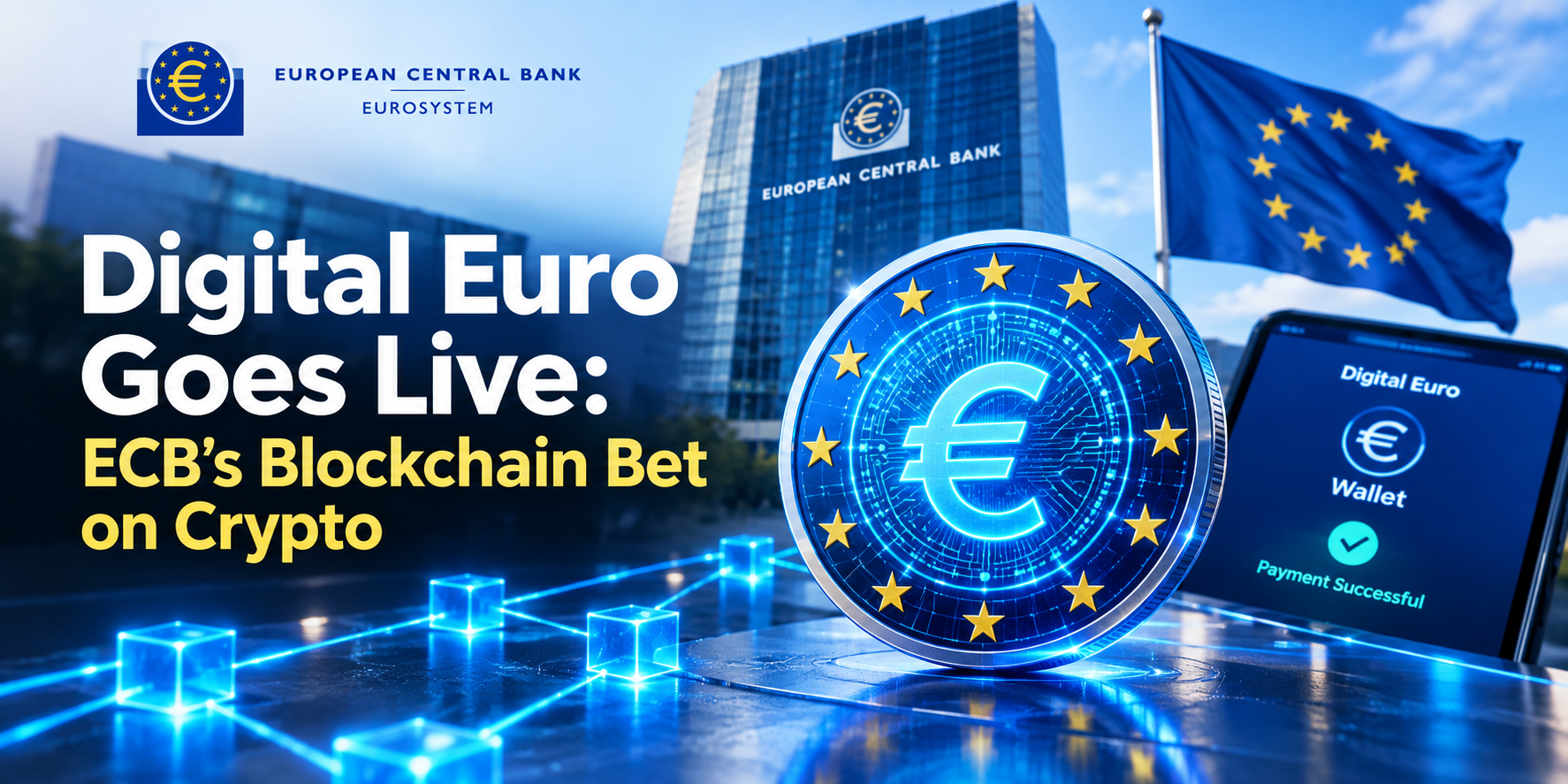 The Digital Euro Just Went Live: What the ECB’s Blockchain Launch Means for Crypto and Markets