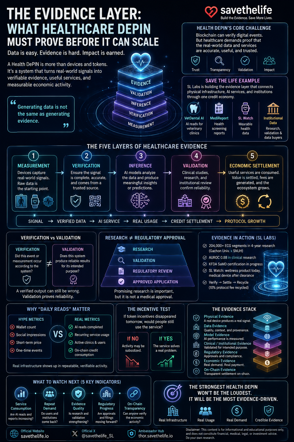 The Evidence Layer: What Healthcare DePIN Must Prove Before It Can Scale