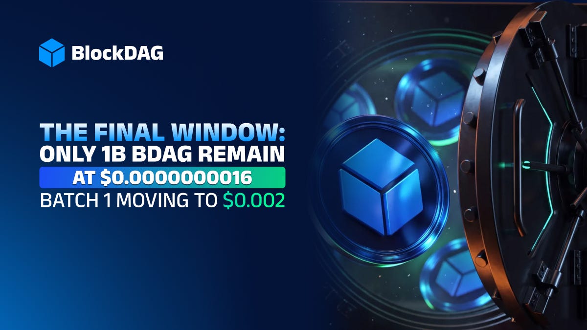 The Final Window: Only 1 Billion BDAG Remain Before BlockDAG’s Global Debut