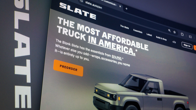 The Slate Truck is affordable because you have to ‘bring your own tech’
