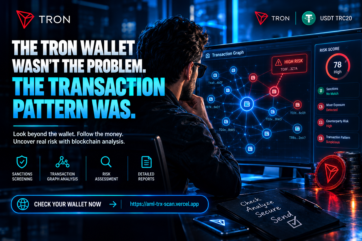 The TRON Wallet Wasn’t the Problem. The Transaction Pattern Was.