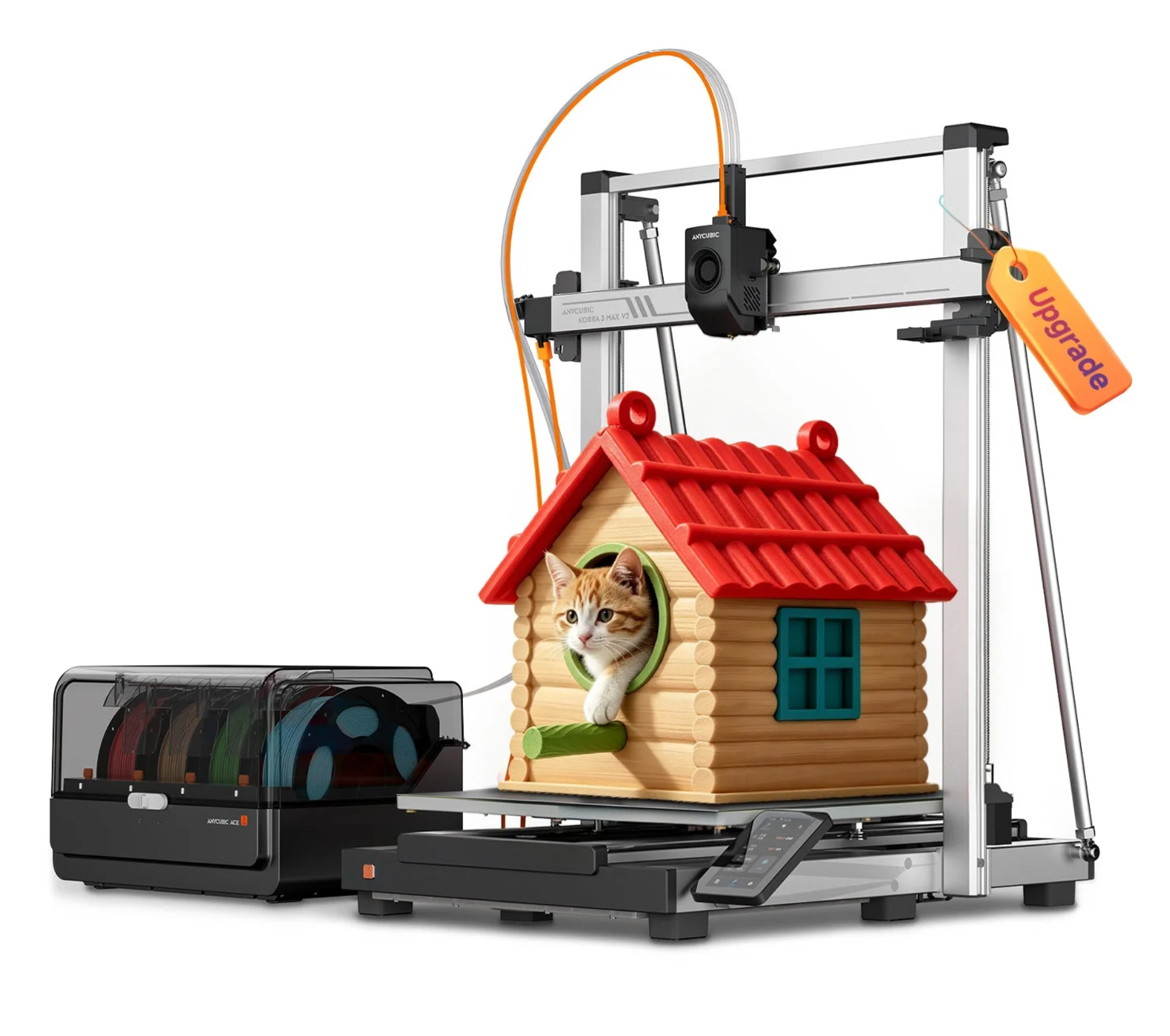 This enormous Anycubic Kobra 3 Max V2 3D printer deal with four-color printing gets a huge Early Bird discount to match its huge build volume