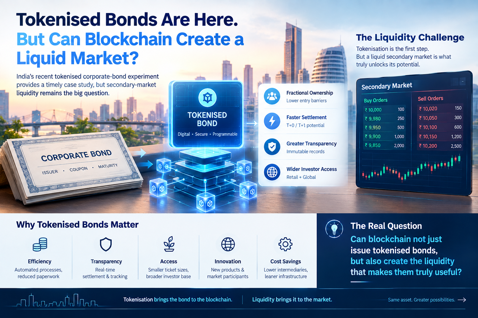 Tokenised Bonds Are Here. But Can Blockchain Create a Liquid Market?