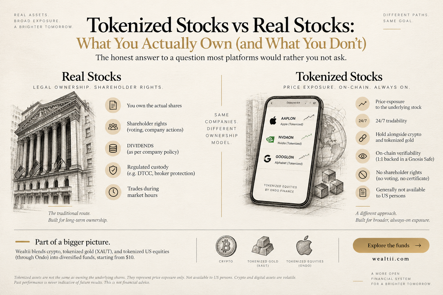 Tokenized Stocks vs Real Stocks