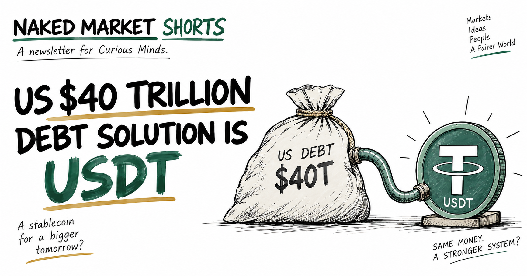 US $40 Trillion Debt Solution Is USDT
