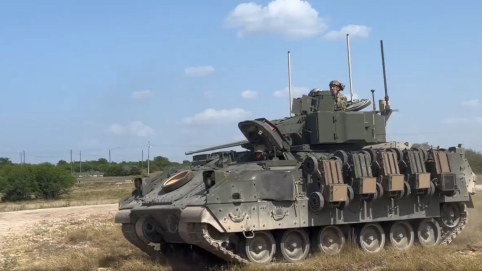 US Army gives 28-ton Bradley armoured vehicle a robotic boost with FireAnt UGV swarms