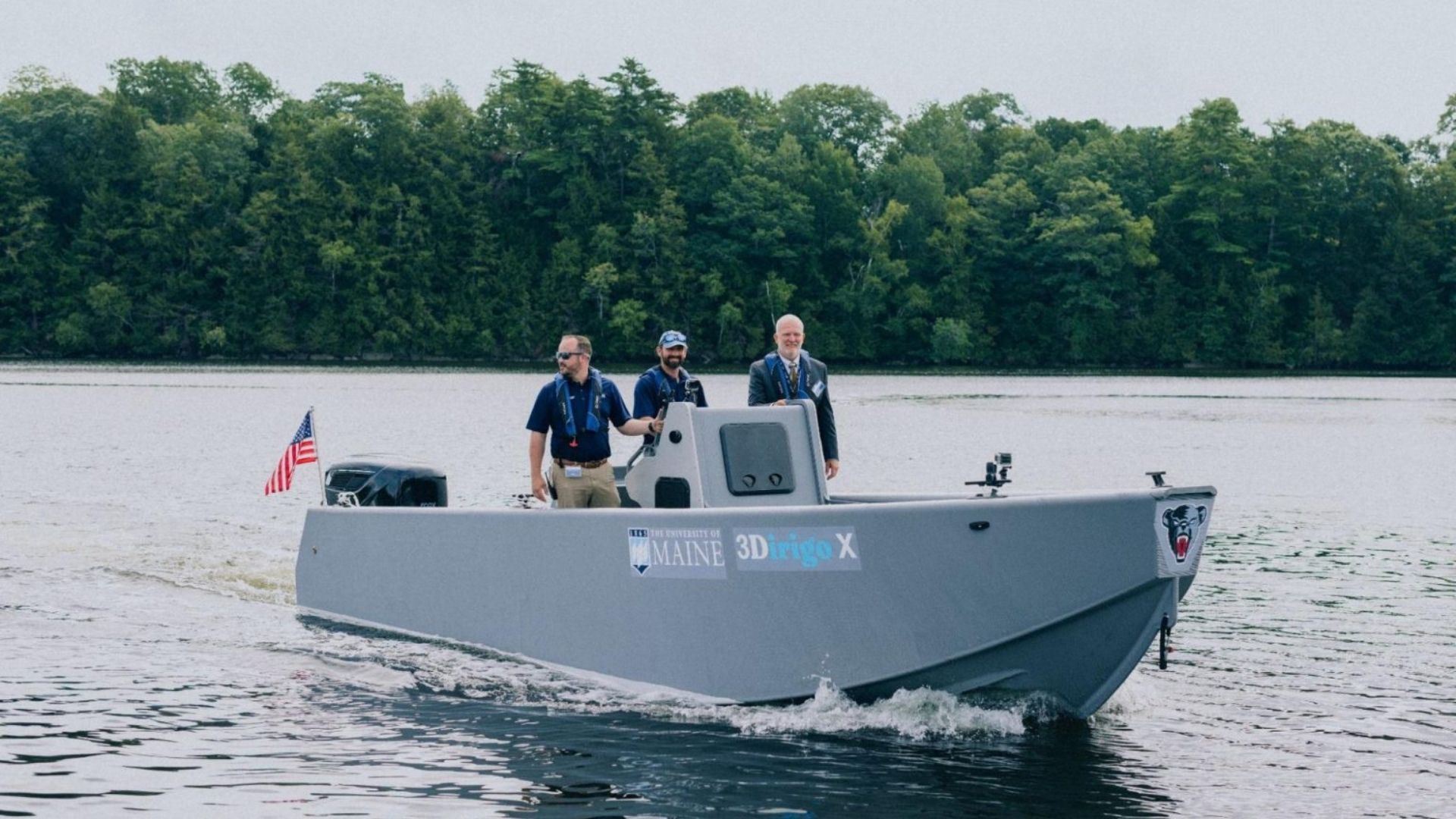 US team demonstrates 30-foot 3D-printed vessel at speeds up to 40 knots