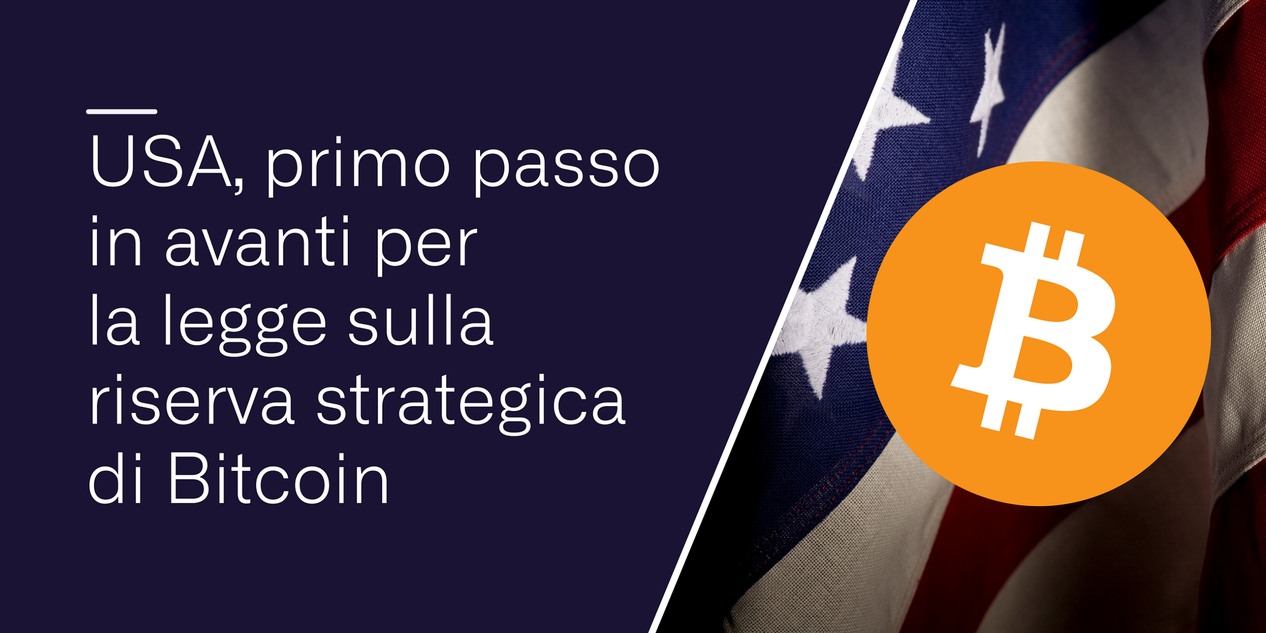 USA, primo passo in avanti per la legge sulla riserva strategica di Bitcoin