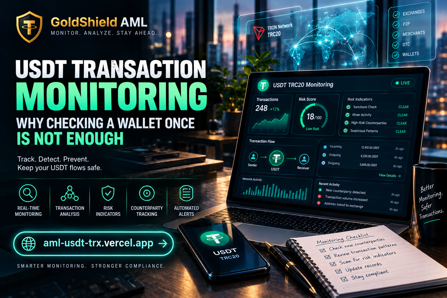 USDT Transaction Monitoring: Why Checking a Wallet Once Is Not Enough