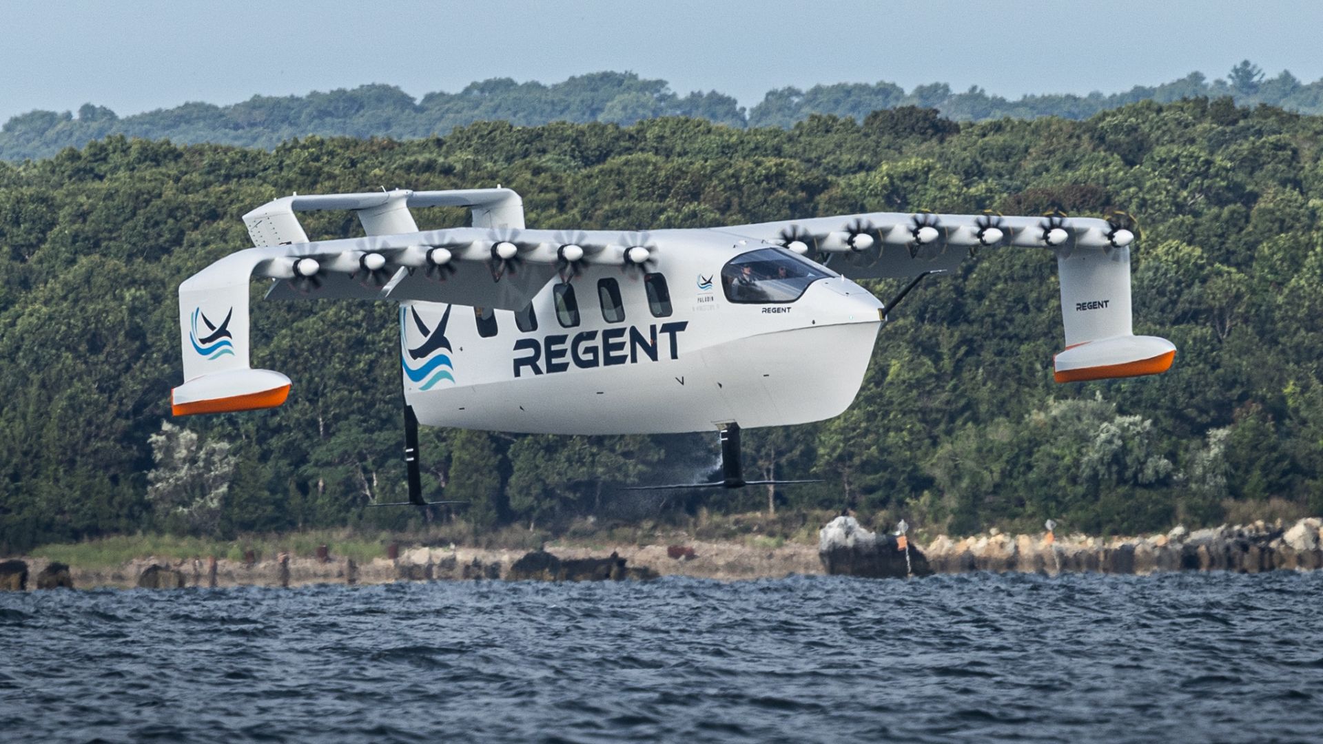 Video: ‘World’s first crewed’ flying boat flies 1,956 feet above Rhode Island Bay