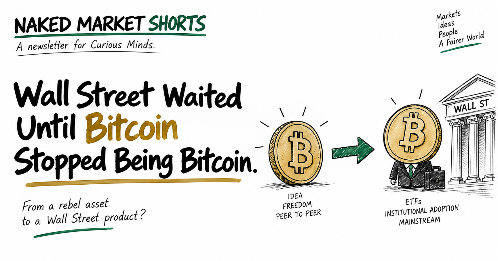 Wall Street Waited Until Bitcoin Stopped Being Bitcoin