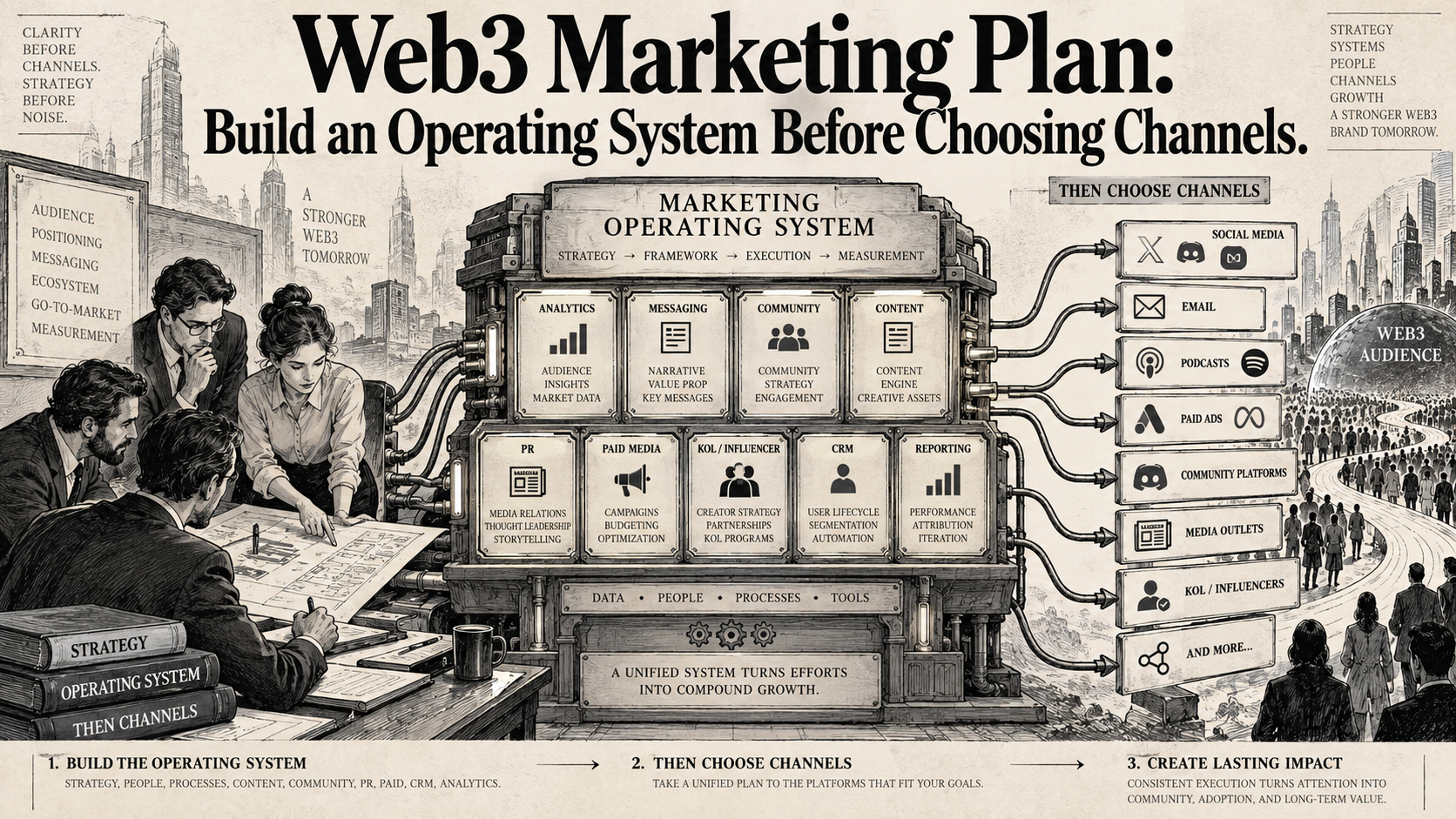 Web3 Marketing Plan: Build an Operating System Before Choosing Channels