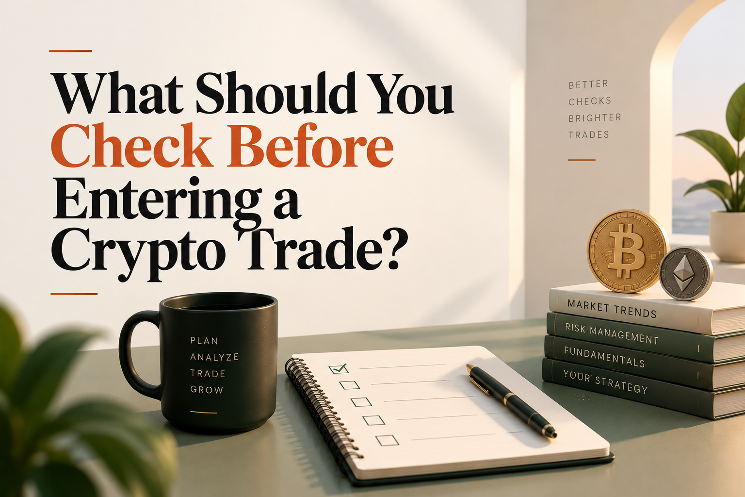 What Should You Check Before Entering a Crypto Trade?