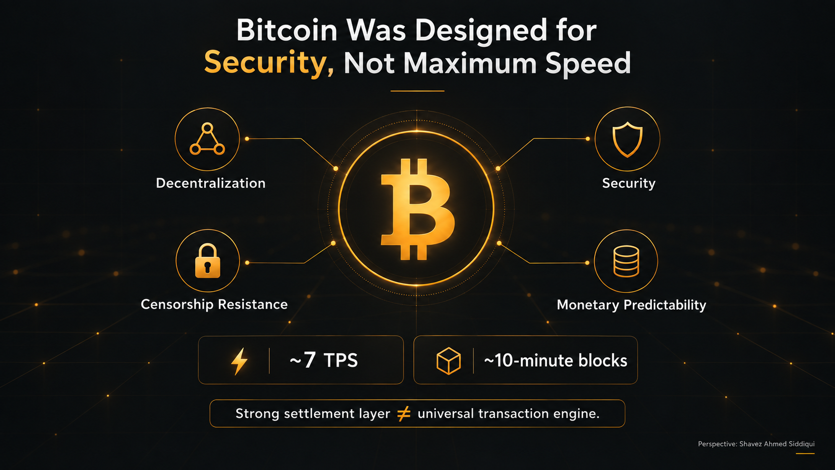 Why Bitcoin Cannot Become the Global Financial System Alone
