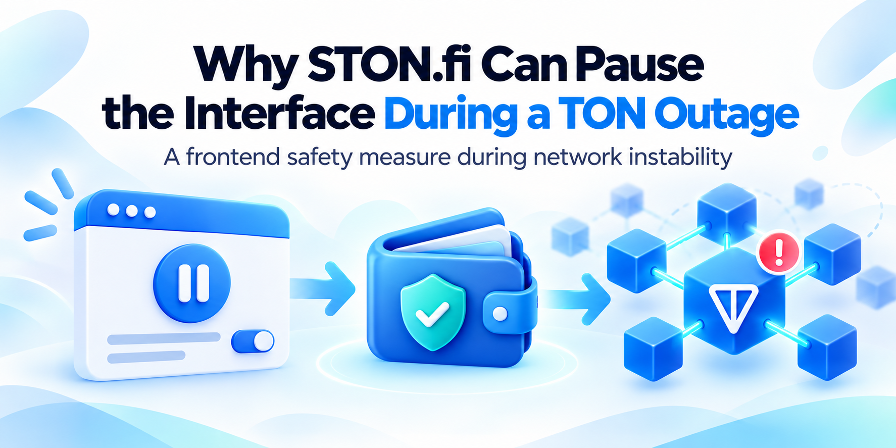 Why Can STON.fi Temporarily Pause the Interface During a TON Outage?
