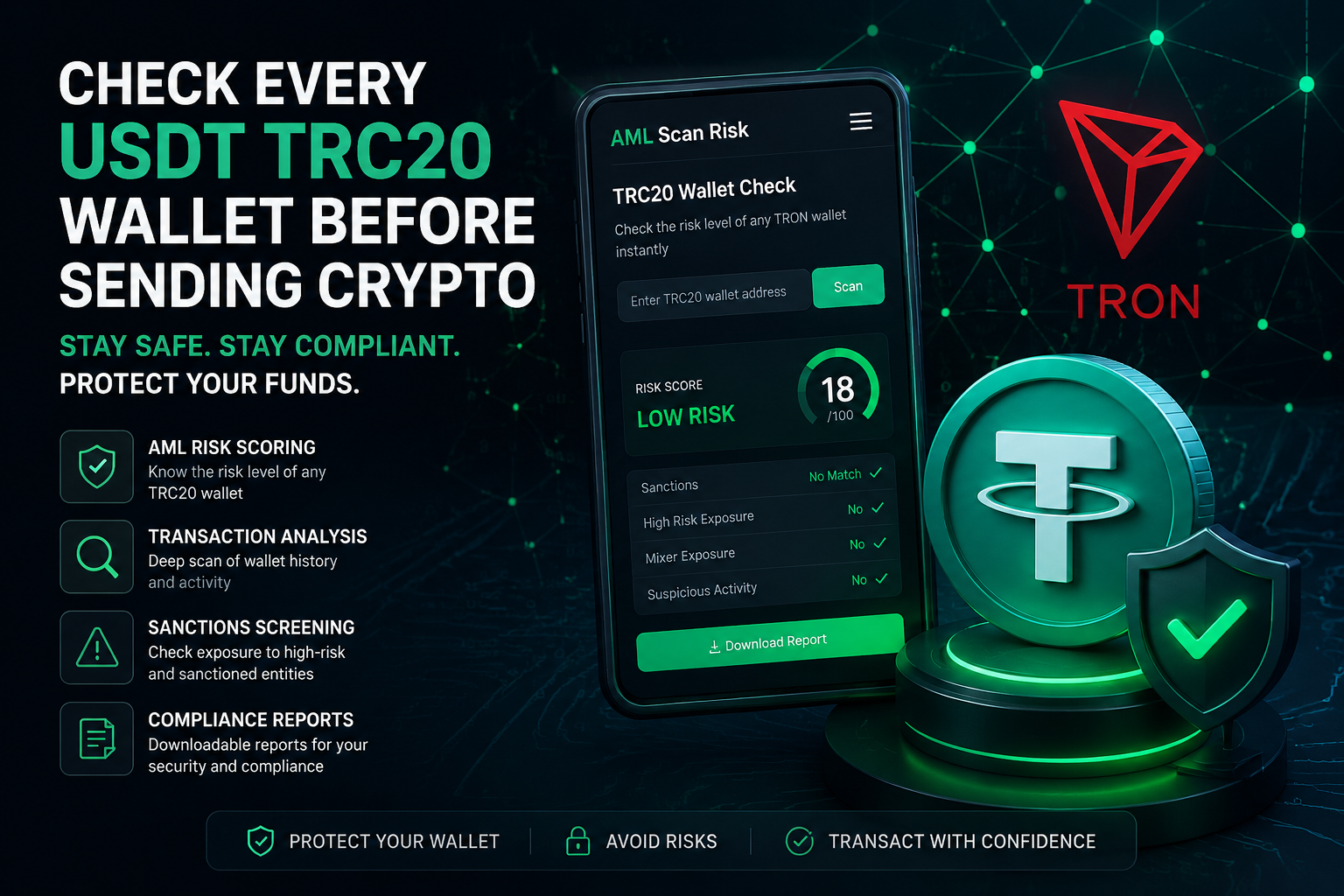 Why Every Crypto User Should Check a TRC20 Wallet Before Sending USDT: The Rise of AML Risk…