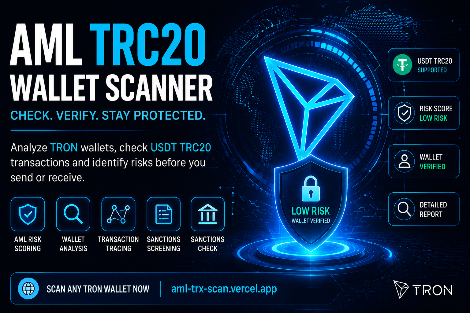 Why Every TRON User Should Check USDT TRC20 Wallets Before Sending Crypto: The Rise of AML Scanning