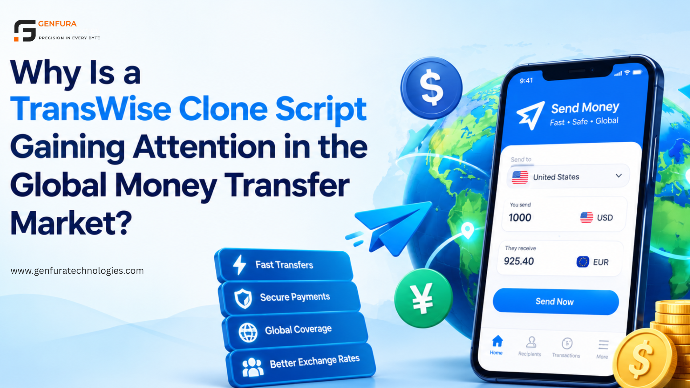 Why Is a TransWise Clone Script Gaining Attention in the Global Money Transfer Market?
