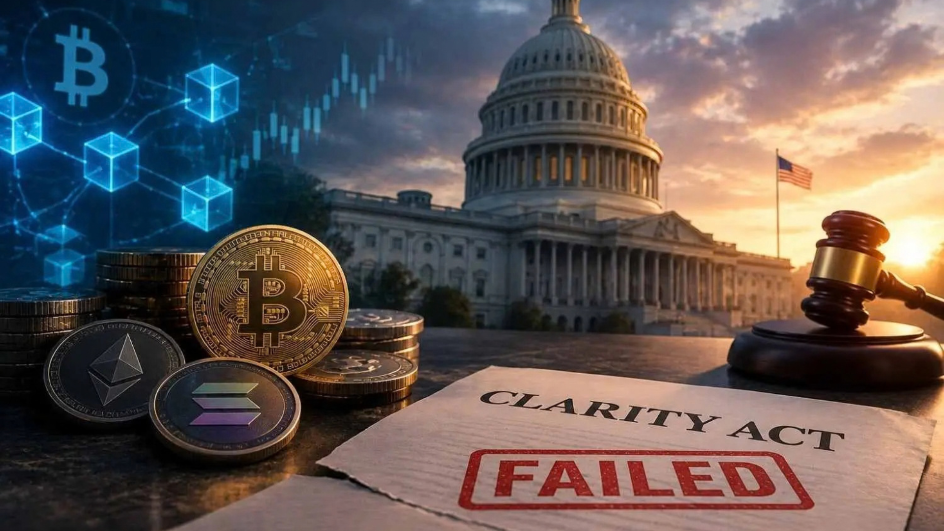 Why the CLARITY Act Failed in the Senate and What Comes Next for U.S. Crypto Regulation