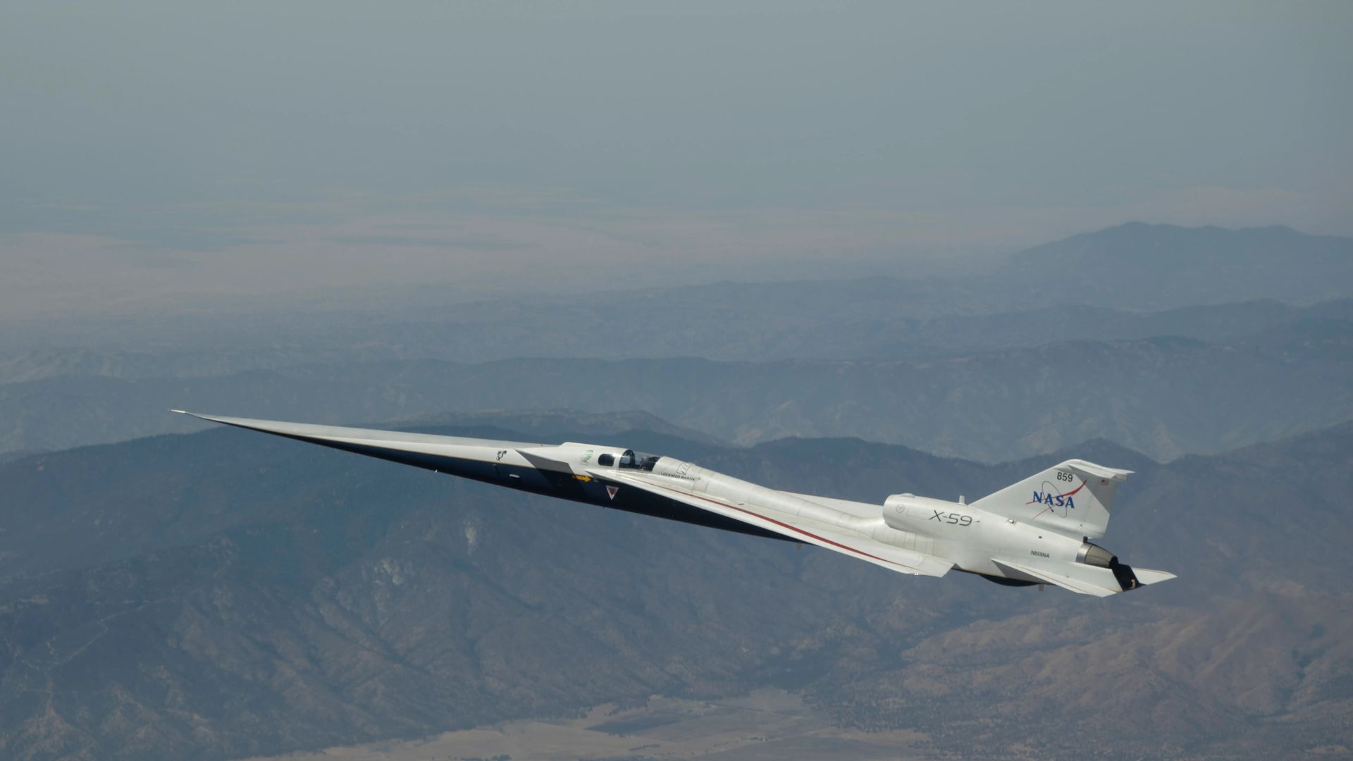 X-59: US supersonic aircraft hits Mach 1.2 at 49,000 feet in 25th test flight